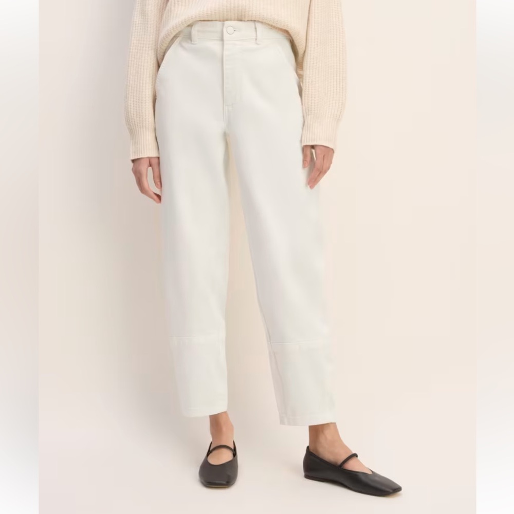 Everlane Utility Barrel Pant in Bone